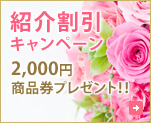 商品割引キャンペーン 2,000円商品券プレゼント